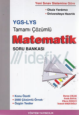 YGS - LYS Tamamı Çözümlü Matematik Soru Bankası - Ece Tarakan : Kitap ...